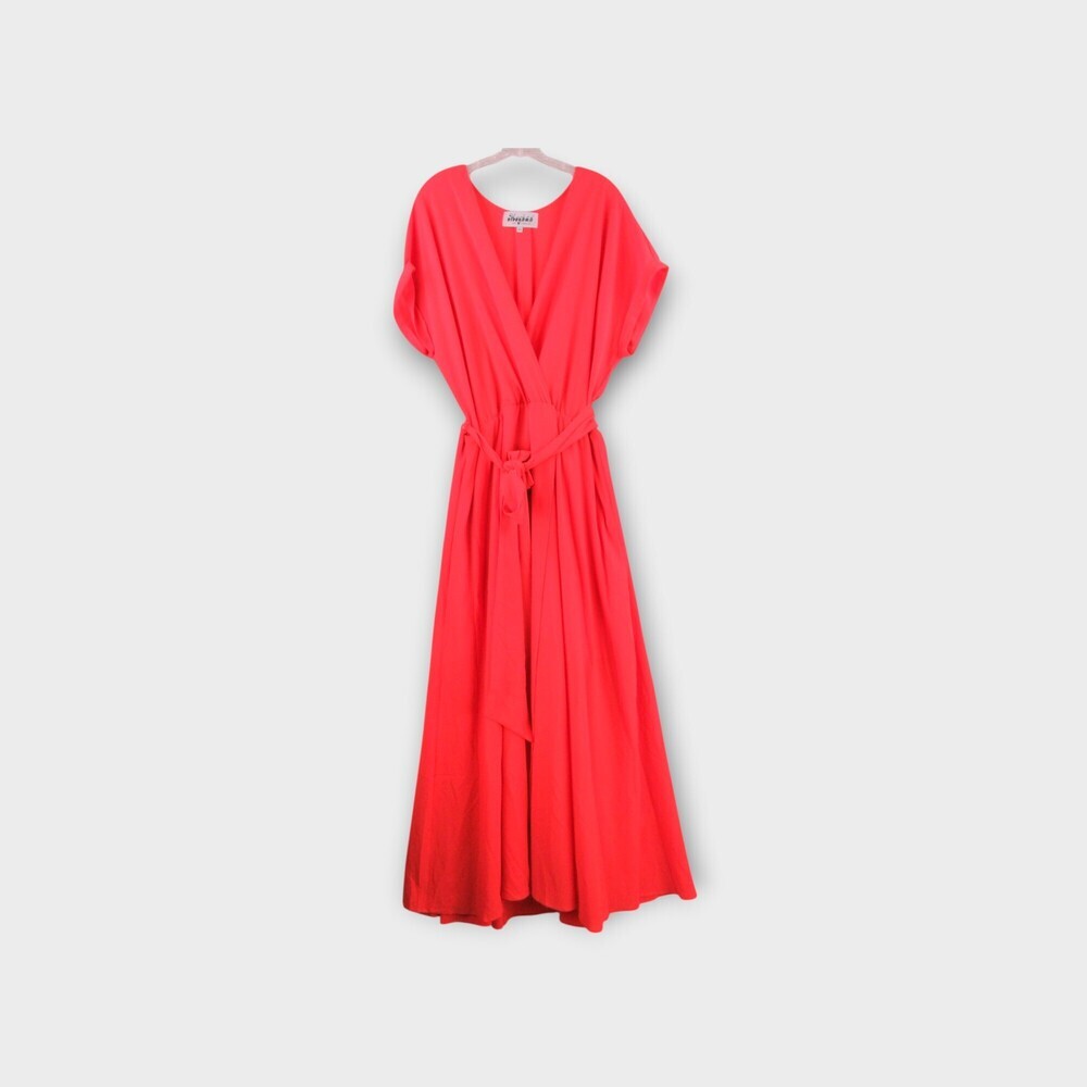 Meghan Los Angeles Wrap Maxi Dress Size 3XL elevated refined flowing